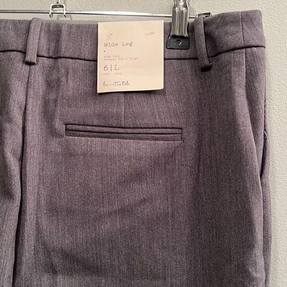 A New Day Women's Trouser Pants Elastizado Gray - Picture 5 of 7